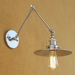 Moderná súčasná vidiecka retro galvanizovaná funkcia pre hojdacie rameno s okolitým svetlom