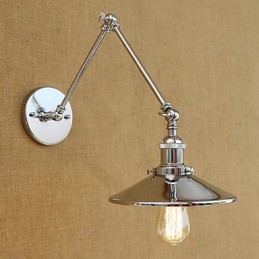 Moderná súčasná vidiecka retro galvanizovaná funkcia pre hojdacie rameno s okolitým svetlom