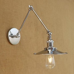 Moderná súčasná vidiecka retro galvanizovaná funkcia pre hojdacie rameno s okolitým svetlom