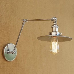 Moderná súčasná vidiecka retro galvanizovaná funkcia pre hojdacie rameno s okolitým svetlom