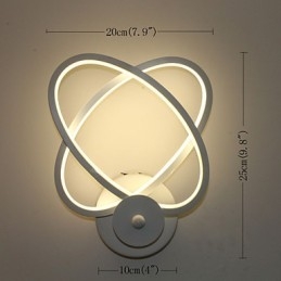Kreatívna nástenná lampa Nočná nástenná chodba Štúdia Módna hliníková lampa