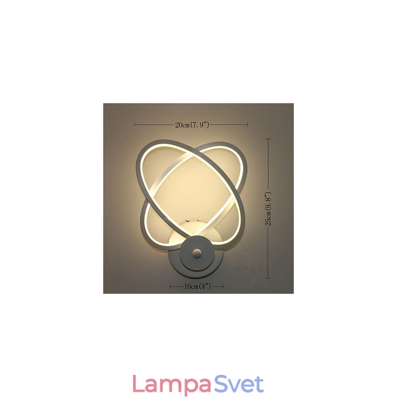 Kreatívna nástenná lampa Nočná nástenná chodba Štúdia Módna hliníková lampa