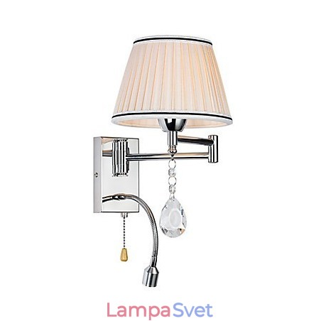 Nástenná lampa Modern Contemporary Rustic Lodge Modern Comtemporary Country Chrome Funkcia pre krištáľové výkyvné rameno Nástenná lampa Modern Contemporary Rustic Lodge Modern Comtemporary Country Chrome Funkcia pre krištáľové výkyvné rameno