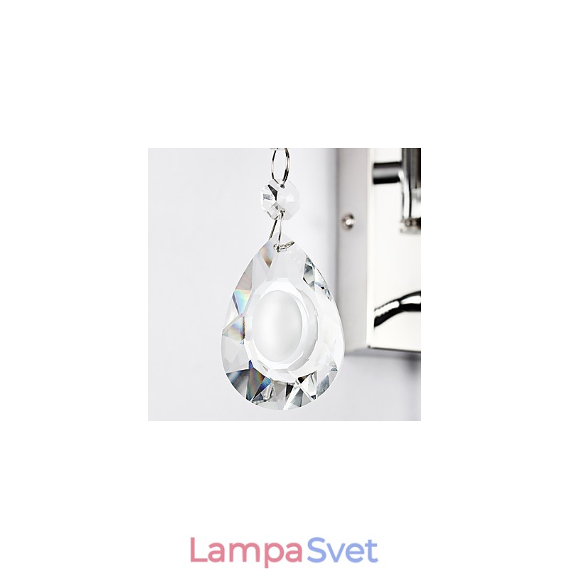 Nástenná lampa Modern Contemporary Rustic Lodge Modern Comtemporary Country Chrome Funkcia pre krištáľové výkyvné rameno