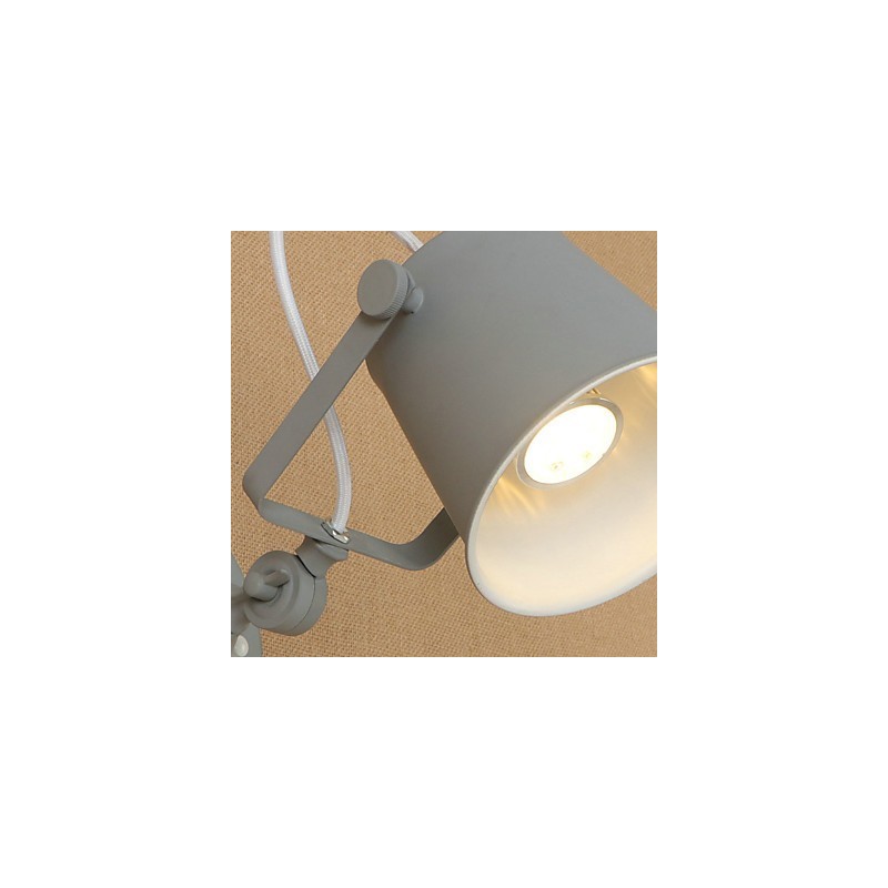 Maľovaná oceľová nástenná lampa Dumb Black Americká káva Dekorácia Retro nástenná lampa Svetelný meč na stene
