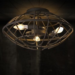 Kovová nástenná montáž v retro štýle Mini