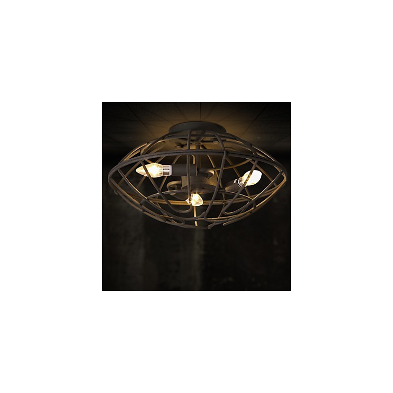 Kovová nástenná montáž v retro štýle Mini