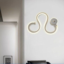 Moderná minimalistická lampa Hliníková lampa Spálňa Dekorácia nočnej lampy Dizajnéri Tvarované osvetlenie chodby Kreatívne lampy do obývačky