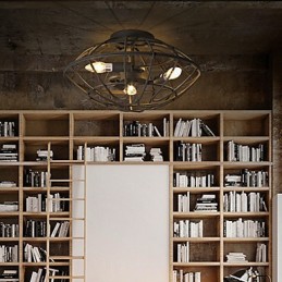 Kovová nástenná montáž v retro štýle Mini