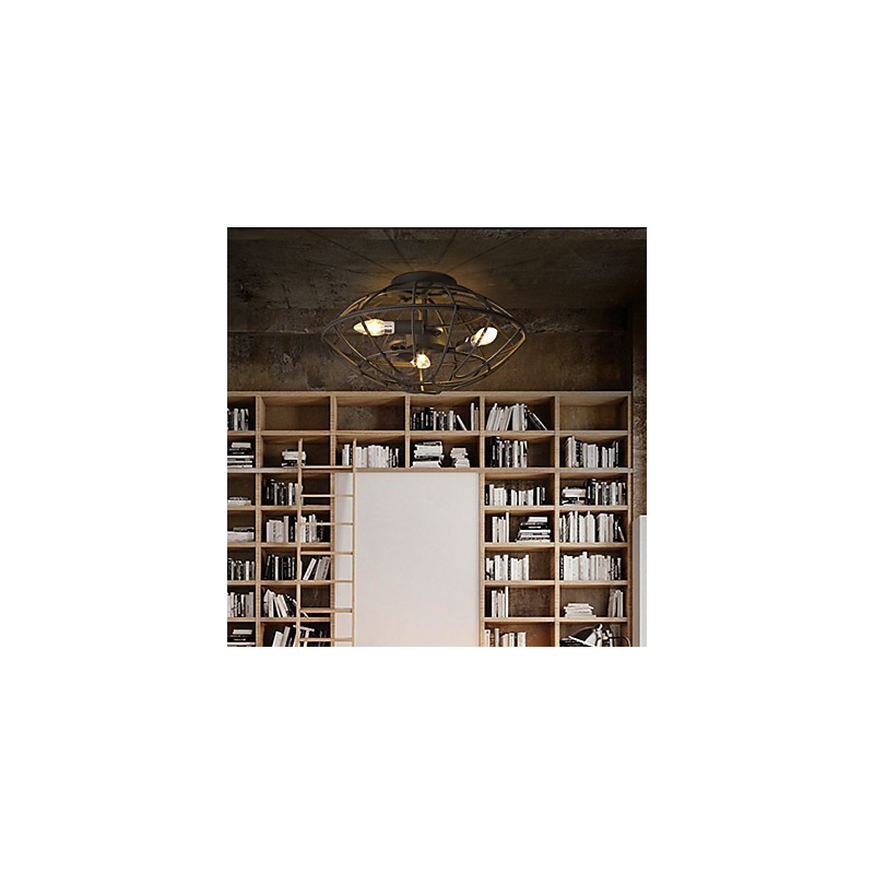 Kovová nástenná montáž v retro štýle Mini