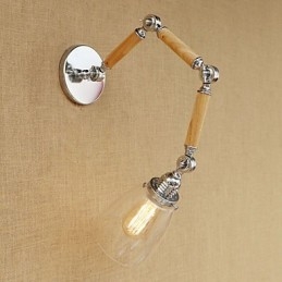 Country Retro galvanicky pokovovaná funkcia pre ochranu očí s otočným ramenom Svetlá s otočným ramenom