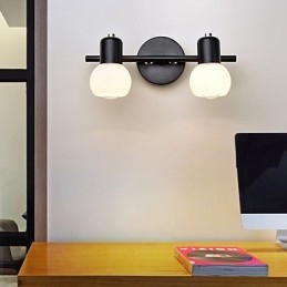 Sklenená nástenná lampa Moderná súčasná funkcia Ambientné svetlo Nástenné nástenné svietidlo