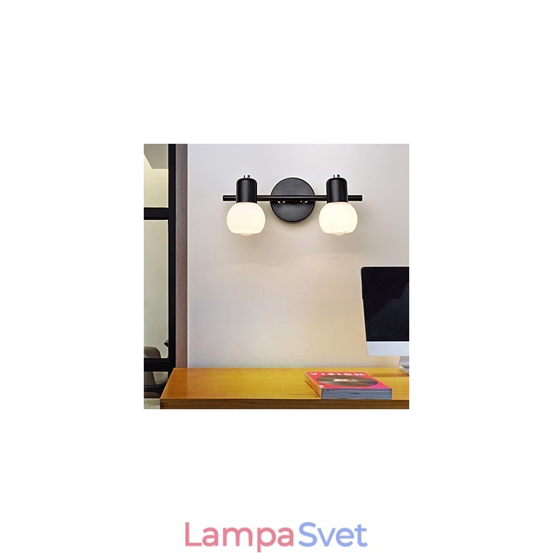 Sklenená nástenná lampa Moderná súčasná funkcia Ambientné svetlo Nástenné nástenné svietidlo