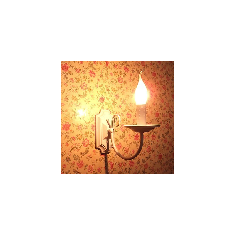 Jednoduchá moderná nástenná lampa Sviečková Jednohlavová lampa Chodba Nočná lampa