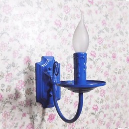 Jednoduchá moderná nástenná lampa Sviečková Jednohlavová lampa Chodba Nočná lampa