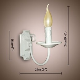 Jednoduchá moderná nástenná lampa Sviečková Jednohlavová lampa Chodba Nočná lampa
