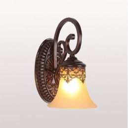 Nástenná lampa do hotelovej haly Spálňa Európska nástenná lampa Kreatívna dekorácia lampy do obývacej izby Retro nástenná lampa do chodby