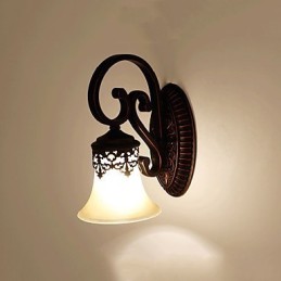 Nástenná lampa do hotelovej haly Spálňa Európska nástenná lampa Kreatívna dekorácia lampy do obývacej izby Retro nástenná lampa do chodby