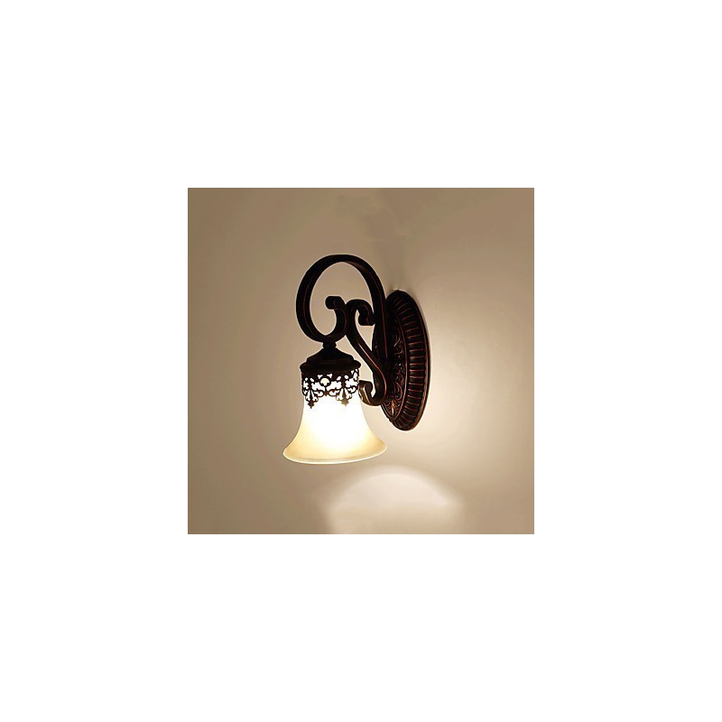 Nástenná lampa do hotelovej haly Spálňa Európska nástenná lampa Kreatívna dekorácia lampy do obývacej izby Retro nástenná lampa do chodby