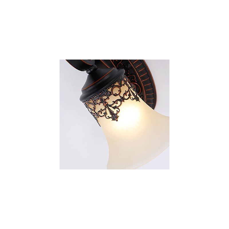 Nástenná lampa do hotelovej haly Spálňa Európska nástenná lampa Kreatívna dekorácia lampy do obývacej izby Retro nástenná lampa do chodby