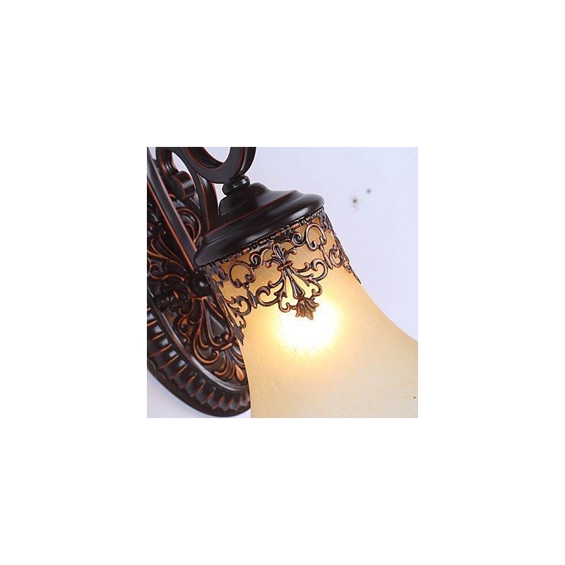 Nástenná lampa do hotelovej haly Spálňa Európska nástenná lampa Kreatívna dekorácia lampy do obývacej izby Retro nástenná lampa do chodby