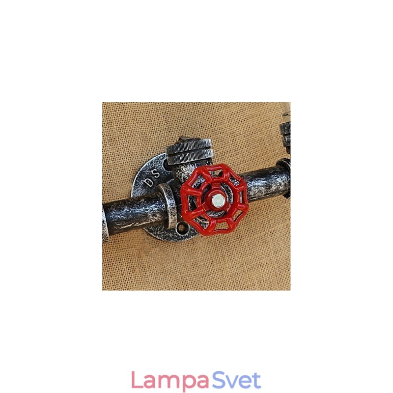 Retro Priemyselný Spínač vetra Nástenná lampa Fľaša na vodu Nástenná lampa Jantárová