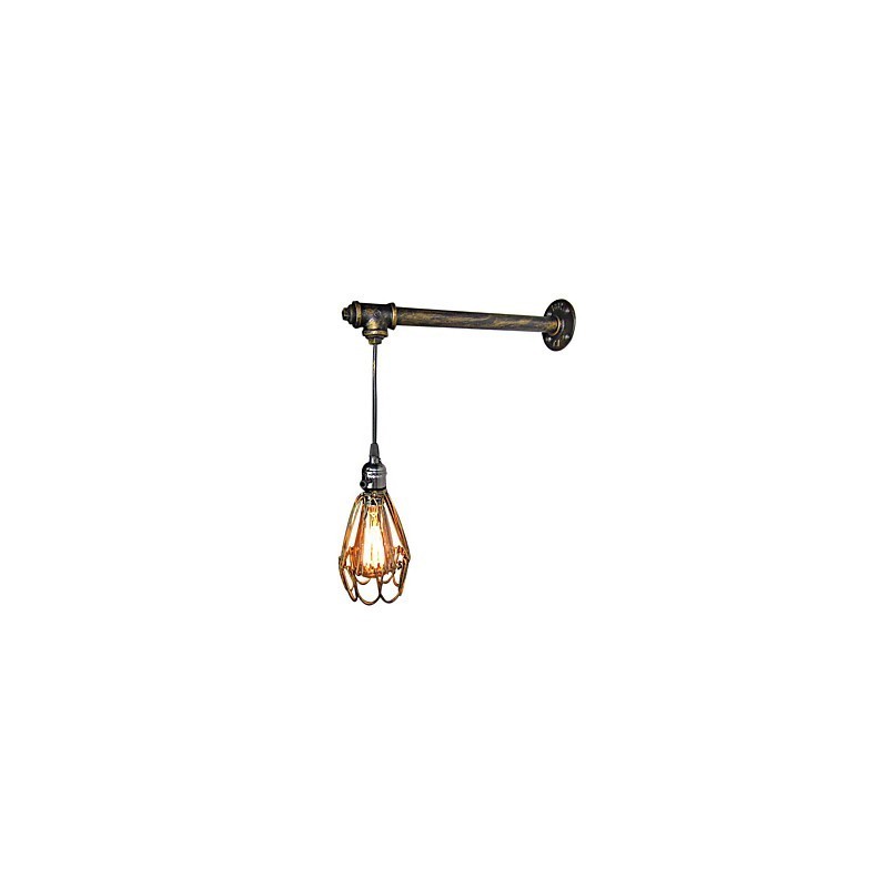 Podkrovné vintage nástenné svietidlá s vypínačom Industrial Edison Fashion Simplicity Wall Sconce Metal Base Cap