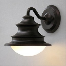 Vlastná distribúcia Rustic Lodge Painting Funkcia pre nástenné osvetlenie Arc Ambient Light Wall Sconces