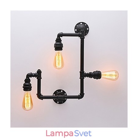 3 hlavy Vintage Industrial Pipe Nástenné svetlá Čierne kreatívne svetlá Reštaurácia Kaviareň Bar Dekoračné osvetlenie 3 hlavy Vintage Industrial Pipe Nástenné svetlá Čierne kreatívne svetlá Reštaurácia Kaviareň Bar Dekoračné osvetlenie