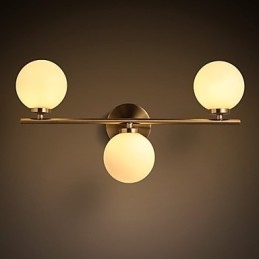 Sklenená nástenná lampa Moderná súčasná bronzová funkcia pre nástenné svietidlo v mini štýle uplight