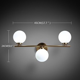 Sklenená nástenná lampa Moderná súčasná bronzová funkcia pre nástenné svietidlo v mini štýle uplight