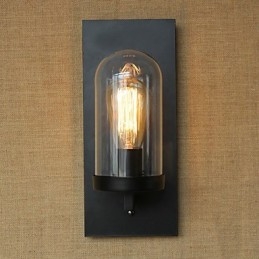 Kreatívny moderný minimalistický Reštaurácia Bar Schody do americkej vidieckej uličky Edison nástenná lampa s jedným svetlom sklo