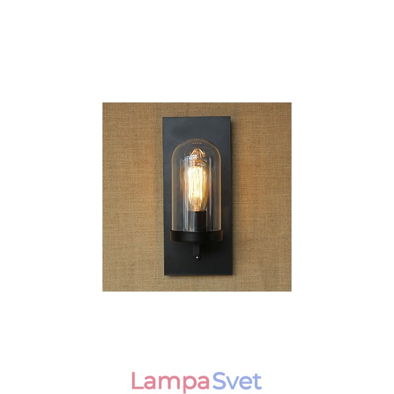 Kreatívny moderný minimalistický Reštaurácia Bar Schody do americkej vidieckej uličky Edison nástenná lampa s jedným svetlom sklo