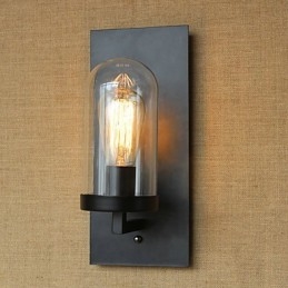 Kreatívny moderný minimalistický Reštaurácia Bar Schody do americkej vidieckej uličky Edison nástenná lampa s jedným svetlom sklo