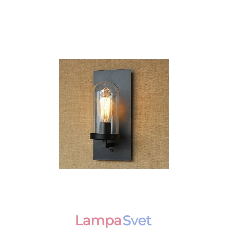 Kreatívny moderný minimalistický Reštaurácia Bar Schody do americkej vidieckej uličky Edison nástenná lampa s jedným svetlom sklo