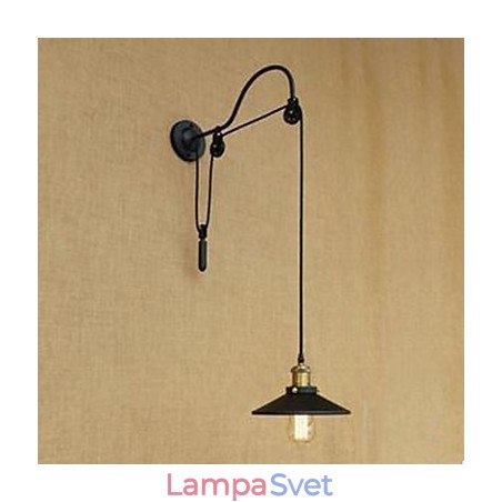 Zdvíhacia nástenná lampa do jedálne s nastaviteľnou dĺžkou závitu Retro Kreatívny charakter Spálňová nástenná lampa Žehlička Zdvíhacia nástenná lampa do jedálne s nastaviteľnou dĺžkou závitu Retro Kreatívny charakter Spálňová nástenná lampa Žehlička