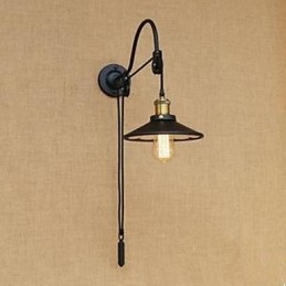 Zdvíhacia nástenná lampa do jedálne s nastaviteľnou dĺžkou závitu Retro Kreatívny charakter Spálňová nástenná lampa Žehlička
