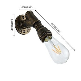 Nástenné svietidlo Nástenné svietniky Nástenné železo Nástenná lampa Dumb Black Lightsaber Lamp On Wall