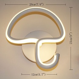 Moderné minimalistické svietidlo Spálňa Chodby pre nočné svietidlo Projektové osvetlenie hotela Hliníkové kruhové nástenné svietidlo