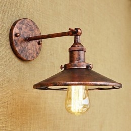 Rustic Lodge Country Retro galvanicky pokovovaná funkcia pre nástenné nástenné nástenné svietidlá v mini štýle