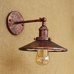 Rustic Lodge Country Retro galvanicky pokovovaná funkcia pre nástenné nástenné nástenné svietidlá v mini štýle