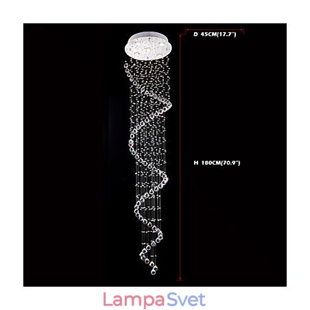 Krištáľové závesné svietidlo Lusterové osvetlenie 5 svetiel Silver Canpoy Clear K9 Crystal Helix Stropné svietidlá Krištáľové závesné svietidlo Lusterové osvetlenie 5 svetiel Silver Canpoy Clear K9 Crystal Helix Stropné svietidlá