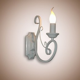 Sviečková lampa Nočná lampa Nástenná lampa Železná chodba Kreatívna pastoračná zrkadlová lampa