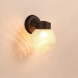 Moderná súčasná povrchová úprava s čiernym oxidom pre nástenné nástenné svietidlá v mini štýle