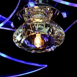 Luster Modern Crystal Living 3 svietidlá