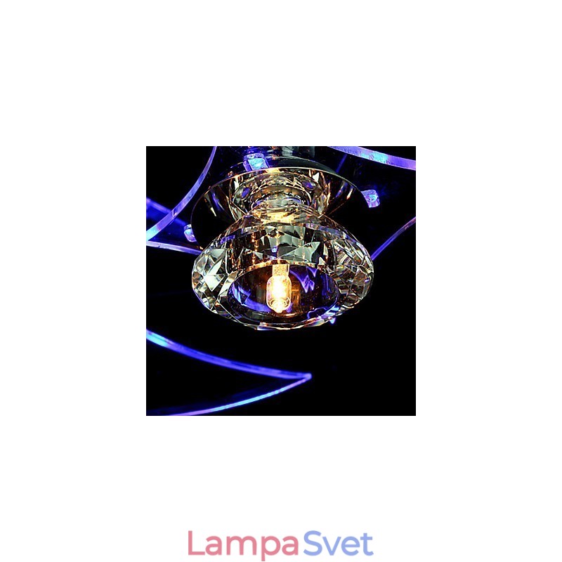Luster Modern Crystal Living 3 svietidlá