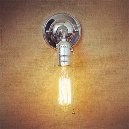 Retro Loft Edison nástenné svietidlo Spálňa nástenné svietidlá pre domácnosť Up Down Rustikálna priemyselná chodba s jednou hlavou Obývacia izba Mini dekor stena