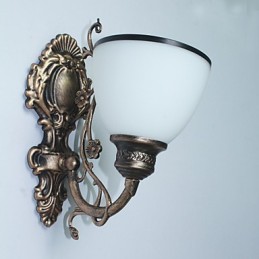 Jednoduchá americká nástenná lampa Nočná lampa Obývacia lampa Dekoratívna lampa z tepaného železa Kreatívna nástenná lampa v európskom štýle