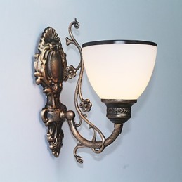 Jednoduchá americká nástenná lampa Nočná lampa Obývacia lampa Dekoratívna lampa z tepaného železa Kreatívna nástenná lampa v európskom štýle