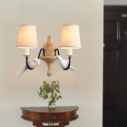 Rustic Lodge Jednoduché Vintage Maľba Funkcia Okolité svetlo Nástenné svietidlá Nástenné svietidlo